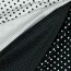 0,7 Meter - Baumwollpopeline 2mm Punkte - schwarz