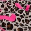 French Terry Leo mit Neon Herz  - pink