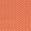 0,5 Meter - Baumwollpopeline Sterne 10mm - orange