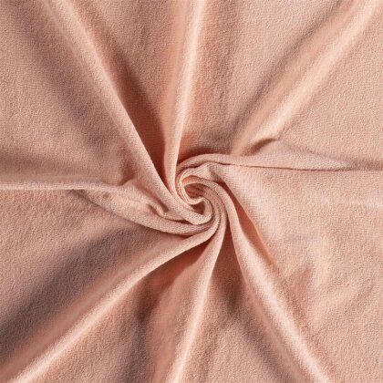 0,8 Meter - Stretch Frottee *Marie* - sunset rose