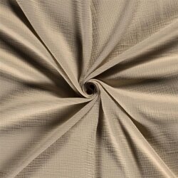 0,7 Meter - Musselin Uni *Marie* - hellbeige