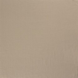 0,7 Meter - Musselin Uni *Marie* - hellbeige