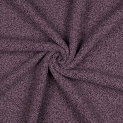 Teddystoff Doppelseitig Uni - MULBERRY