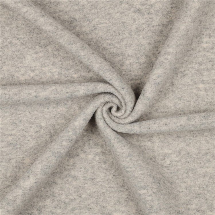 Merino Wollfleece - hellgrau