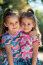Baumwolljersey bunte Blumenwellen - pink