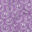 Baumwolljersey Smileys - softlavendel