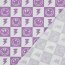 Baumwolljersey Smileys und Anker -softlavendel