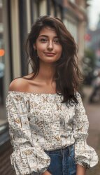 Baumwollpopeline Boho Zeichen - schwarz