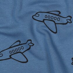 Wintersweat Flugzeuge - blau