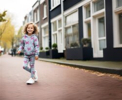 Wintersweat Schmetterlinge - creme