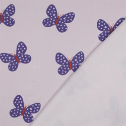 Wintersweat Schmetterlinge - lavendel