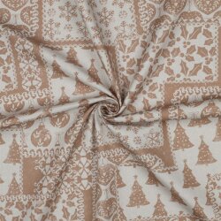 Canvas Digital  Weihnachts Kollage - beige