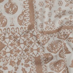 Canvas Digital  Weihnachts Kollage - beige