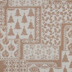 Canvas Digital  Weihnachts Kollage - beige