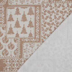 Canvas Digital  Weihnachts Kollage - beige