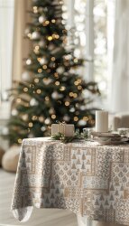 Canvas Digital  Weihnachts Kollage - beige