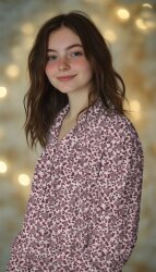 Baumwollflanell Blumen - hellpink