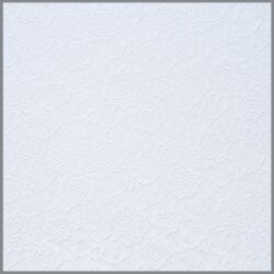 0,5 Meter - Mesh Spitze *Sophia* Blumen weiß