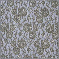 0,5 Meter - Mesh Spitze *Sophia* Blumen lorbeer