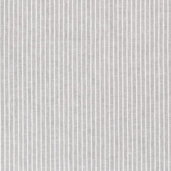 0,5 Meter - Leinen Chambray Streifen Melange - hellgrau