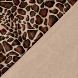 Tierfellimitat Giraffe - beige