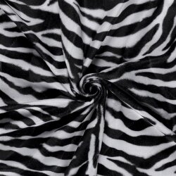 Tierfellimitat Zebras - beige