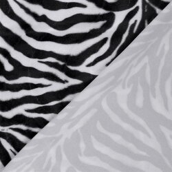 Tierfellimitat Zebras - beige