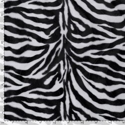 Tierfellimitat Zebras - beige