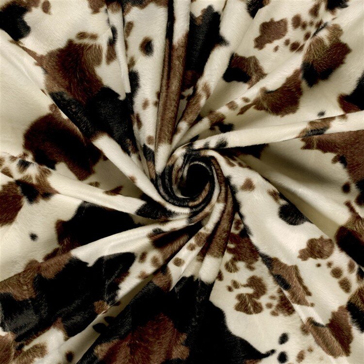 Tierfellimitat Kuh - cremebeige