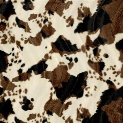 Tierfellimitat Kuh - cremebeige