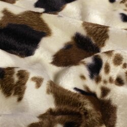 Tierfellimitat Kuh - cremebeige