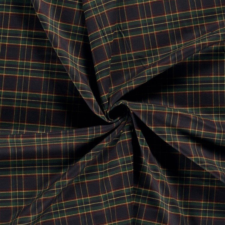 GABARDINE YARN DYED STRETCH CHECK 5200