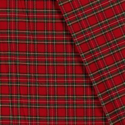 GABARDINE YARN DYED STRETCH CHECK 5200