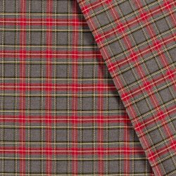GABARDINE YARN DYED STRETCH CHECK 5200