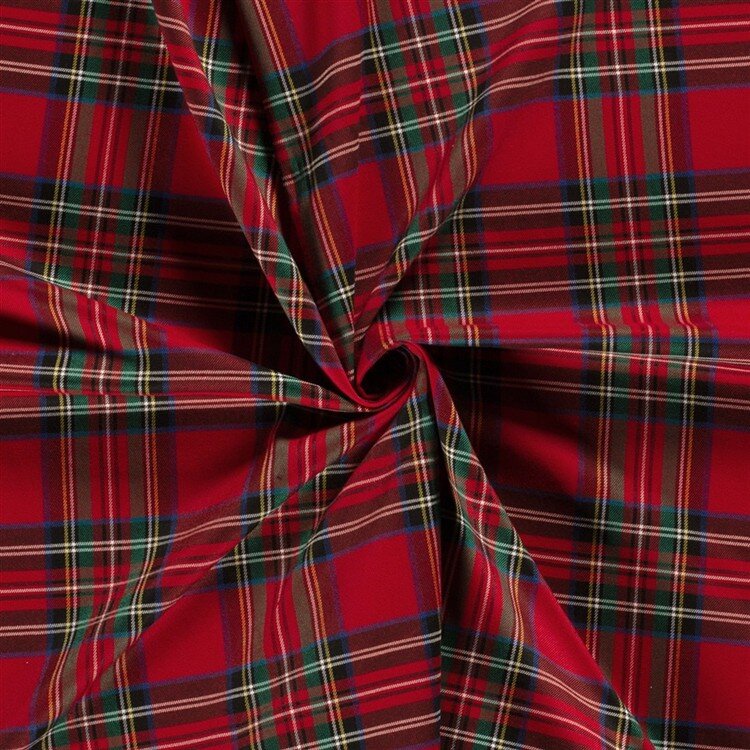 GABARDINE YARN DYED STRETCH CHECK 5201