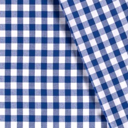 Baumwollpopeline garngefärbt Vichy Karo??mm - FARBE