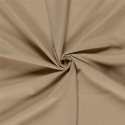 Dekostoff Velouroptik Uni - dunkelbeige