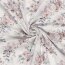 Musselin Digital Rosen - wollweiss