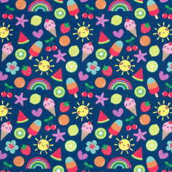 Funktions und Badeanzugstoff LSF50 Recycled RAINBOW