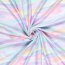 Funktions und Badeanzugstoff LSF50 Recycled Regenbogenhimmel - hellblau