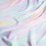 Funktions und Badeanzugstoff LSF50 Recycled Regenbogenhimmel - hellblau