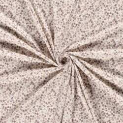 Baumwolljersey Blumenland - creme