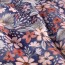 Wintersweat Digital buntes Blumenfeld - dunkelblau