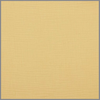 0,7 Meter - Musselin Uni *Gerda* BIO~Organic - softgelb