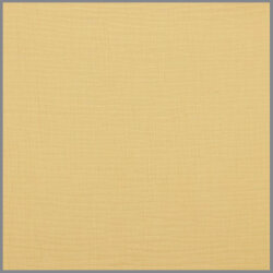 0,7 Meter - Musselin Uni *Gerda* BIO~Organic - softgelb