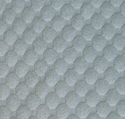 0,6 Meter - Jacquard Jersey Uni  *Calea* Rauten - alt mint