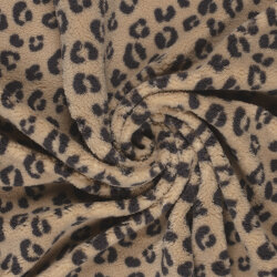 0,4 Meter - Sherpa Fleece Panther - beige