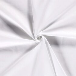 Baumwollstoff Fahnentuch Cretonne *Marie* Uni - weiss