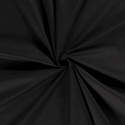Baumwollstoff Fahnentuch Cretonne *Marie* Uni - schwarz
