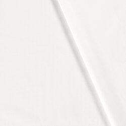 Baumwollstoff Fahnentuch Cretonne *Marie* Uni - weiss